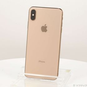 (中古)Apple iPhoneXS Max 64GB ゴールド MT6T2J/A SIMフリー(251-ud)