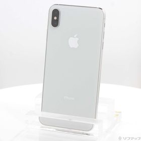 (中古)Apple iPhoneXS Max 256GB シルバー MT6V2J/A SIMフリー(377-ud)