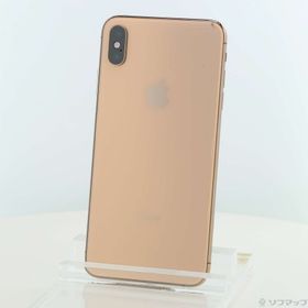 (中古)Apple iPhoneXS Max 256GB ゴールド MT6W2J/A SIMフリー(247-ud)