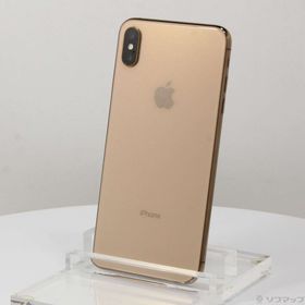 (中古)SoftBank iPhoneXS Max 256GB ゴールド MT6W2J/A SoftBank(258-ud)