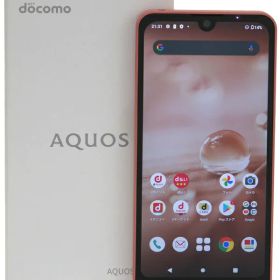 【SHARP】シャープ『AQUOS wish2 / 5.7inch / 64GB / SIMロック解除済 ドコモ / コーラル』SH-51C 2022年6月発売 スマートフォン 1週間保証【中古】