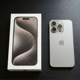 極美品 iPhone 15 Pro ナチュラルチタニウム 128GB 100%