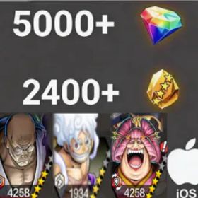 ワンピースバウンティラッシュ Nusjuro +Luffy+Oiran💎5000+✨2400+