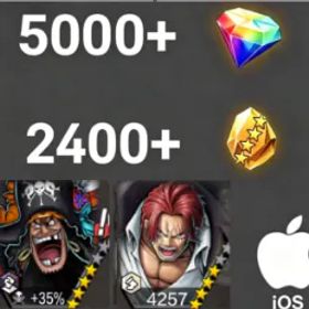 ワンピースバウンティラッシュ Teach+Shanks💎5000+✨1200+