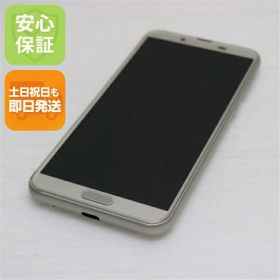 【中古】 超美品 SH-01L AQUOS sense2 シャンパンゴールド スマホ 本体 白ロム 中古 土日祝発送OK