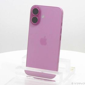 〔中古〕Apple(アップル) iPhone16 128GB ピンク MYDT3J／A SIMフリー〔297-ud〕