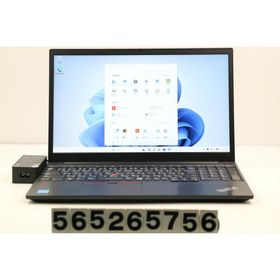 ノートパソコン Lenovo ThinkPad E15 Core i3 1115G4 3GHz/8GB/256GB(SSD)/15.6W/FHD(1920x1080)/Win11 外装破損あり