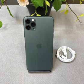 バッテリー100% iPhone11 ProMax 64GB ミッドナイトグリーン SIMフリー
