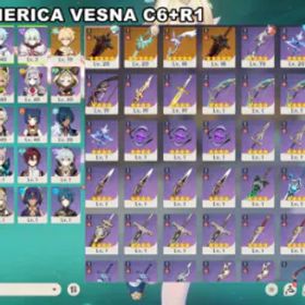 原神 AR55 NA VESNA C6+R1 + AEHTER