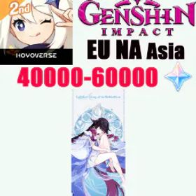 原神 [NA]AR55|Columbina+48150 Primogems|60+Intertwined Fate|103+Acquaint Fate
