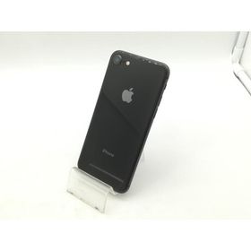 【中古】Apple au 【SIMロック解除済み】 iPhone 8 256GB スペースグレイ MQ842J/A【OSU301】保証期間１ヶ月【ランクB】