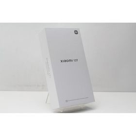新品未使用 スマートフォン 本体 Xiaomi 13T XIG04 Xiaomi SIMフリー SIMフリー 赤ロム保証 256GB ブラック