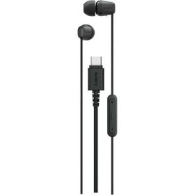 ソニー IER-EX15C B カナル型イヤホン USB type-C接続 5mmドライバー搭載 リモコン付 ブラック