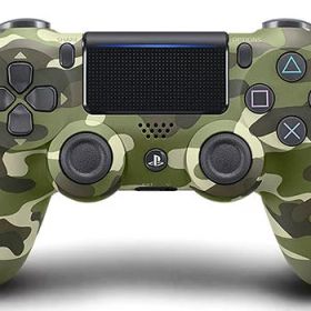 【中古】ソニー／ワイヤレスコントローラー(DUALSHOCK4) グリーン・カモフラージュ周辺機器(メーカー純正)ソフト／コントローラ・ゲーム