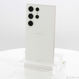 (中古)SAMSUNG Galaxy S23 Ultra 256GB クリーム SC-52D docomo SIMフリー(269-ud)