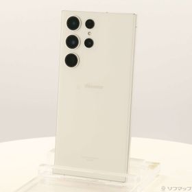 (中古)SAMSUNG Galaxy S23 Ultra 256GB クリーム SC-52D docomo SIMフリー(251-ud)