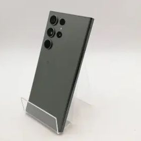 【中古】SAMSUNG au 【SIMフリー】 Galaxy S23 Ultra グリーン 12GB 256GB SCG20【柏】保証期間１ヶ月【ランクA】