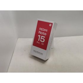 【未使用】Xiaomi 国内版 【SIMフリー】 Redmi Note 15 Pro 5G ブラック 8GB 256GB【仙台駅東口】保証期間３ヶ月