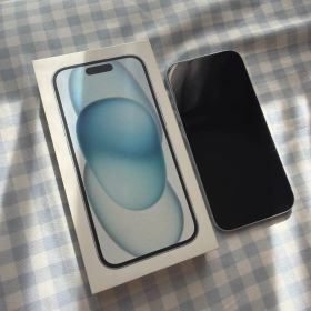 Apple iPhone 15 本体 ブルー 256 SIMフリー 外箱付き