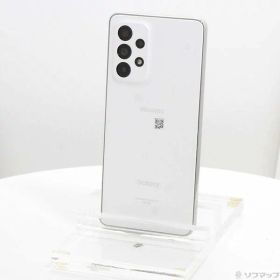 【中古】SAMSUNG(サムスン) Galaxy A53 5G 128GB オーサムホワイト SC-53C docomo SIMフリー 【258-ud】