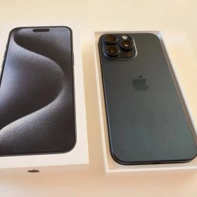美品 iPhone 15 Pro Max 256GB ブルーチタニウム 箱あり