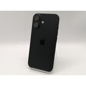 【中古】【赤ロム保証あり】Apple 楽天モバイル 【SIMフリー】 iPhone 16 128GB ブラック MYDQ3J/A【那珂川】保証期間１ヶ月【ランクB】