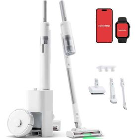 SwitchBot ロボット掃除機 超小型 高精度マッピング 強力吸引 水拭き 使い捨て掃除シート30枚付き (K10+ Pro Combo)
