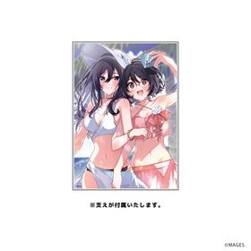 アクリルアートボード(A4サイズ)「メモリーズオフシリーズ」04/北條ちはや＆伊勢陽詩(描き下ろしイラスト)