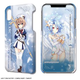 四女神オンライン CYBER DIMENSION NEPTUNE デザジャケット iPhone XR ケース＆保護シート 03ブラン