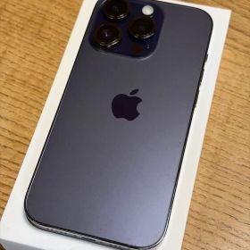iPhone14pro ディープパープル128GB SIMフリー 付属品付き