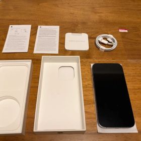 【美品】iPhone 14 Pro 128GB ディープパープル 箱・ケーブル付