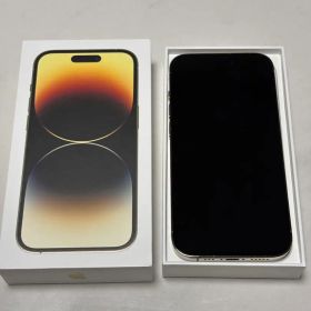 【美品】Apple iPhone 14 Pro 128GB ゴールド 本体