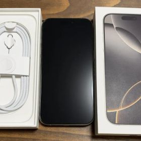 iPhone 16 Pro 128GB SIMフリー ナチュラルチタニウム
