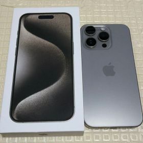 iPhone 15 Pro ブラックチタニウム 128GB 箱あり