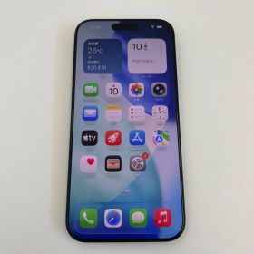 M0036 Apple iPhone16 Pro Max 256GB ブラックチタニウム 初期化済 動作確認済