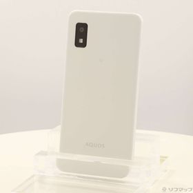 (中古)SHARP AQUOS wish3 64GB ホワイト A302SH Y!mobile SIMフリー(297-ud)