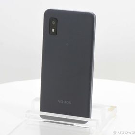 (中古)ワイモバイル AQUOS wish3 64GB ブラック A302SH Y!mobile SIMフリー(196-ud)