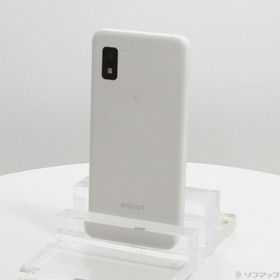 (中古)SHARP AQUOS wish3 64GB ホワイト SH-M25 楽天 SIMフリー(377-ud)