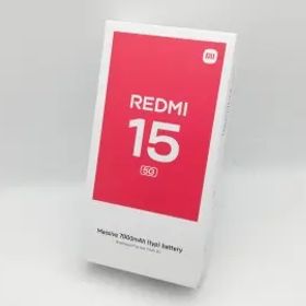 【未使用】Xiaomi SoftBank 【SIMフリー】 REDMI 15 5G チタングレー 4GB 128GB【中野】保証期間３ヶ月