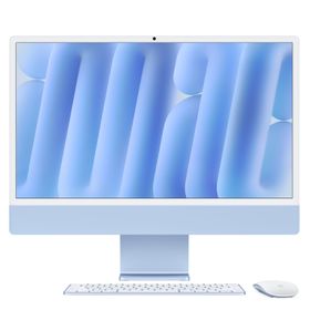 24インチiMac [整備済製品] 10コアCPUと10コアGPUを搭載したApple M4チップ、ギガビットEthernet、Nano-textureガラス - ブルー