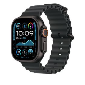 Apple Watch Ultra 2（GPS + Cellularモデル）- 49mmブラックチタニウムケースとブラックオーシャンバンド [整備済製品]
