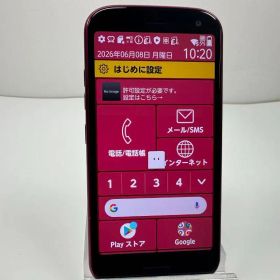 美品 NTT docomo らくらくスマートフォン F-52B ピンク