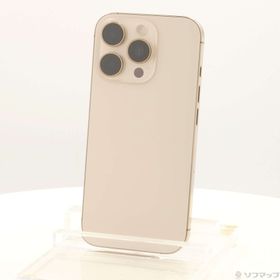 (中古)Apple iPhone16 Pro 256GB デザートチタニウム MYN23J/A SIMフリー(276-ud)