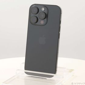 (中古)Apple iPhone16 Pro 256GB ブラックチタニウム MYN03J/A SIMフリー(269-ud)