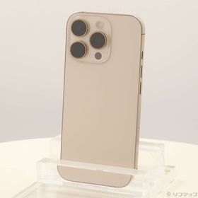 (中古)Apple iPhone16 Pro 256GB デザートチタニウム MYN23J/A SIMフリー(348-ud)