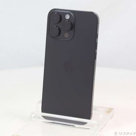 (中古)Apple iPhone16 Pro Max 256GB ブラックチタニウム MYWG3J/A SIMフリー(348-ud)