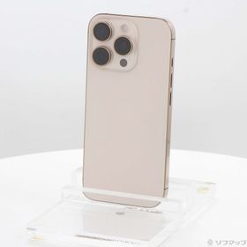 (中古)Apple iPhone16 Pro 128GB デザートチタニウム MYMX3J/A SIMフリー(377-ud)