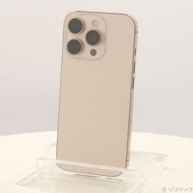 (中古)Apple iPhone16 Pro 256GB デザートチタニウム MYN23J/A SIMフリー(198-ud)
