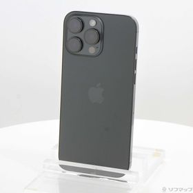 (中古)Apple iPhone16 Pro Max 256GB ブラックチタニウム MYWG3J/A SIMフリー(269-ud)
