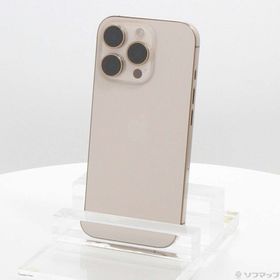 (中古)Apple iPhone16 Pro 128GB デザートチタニウム MYMX3J/A SIMフリー(269-ud)